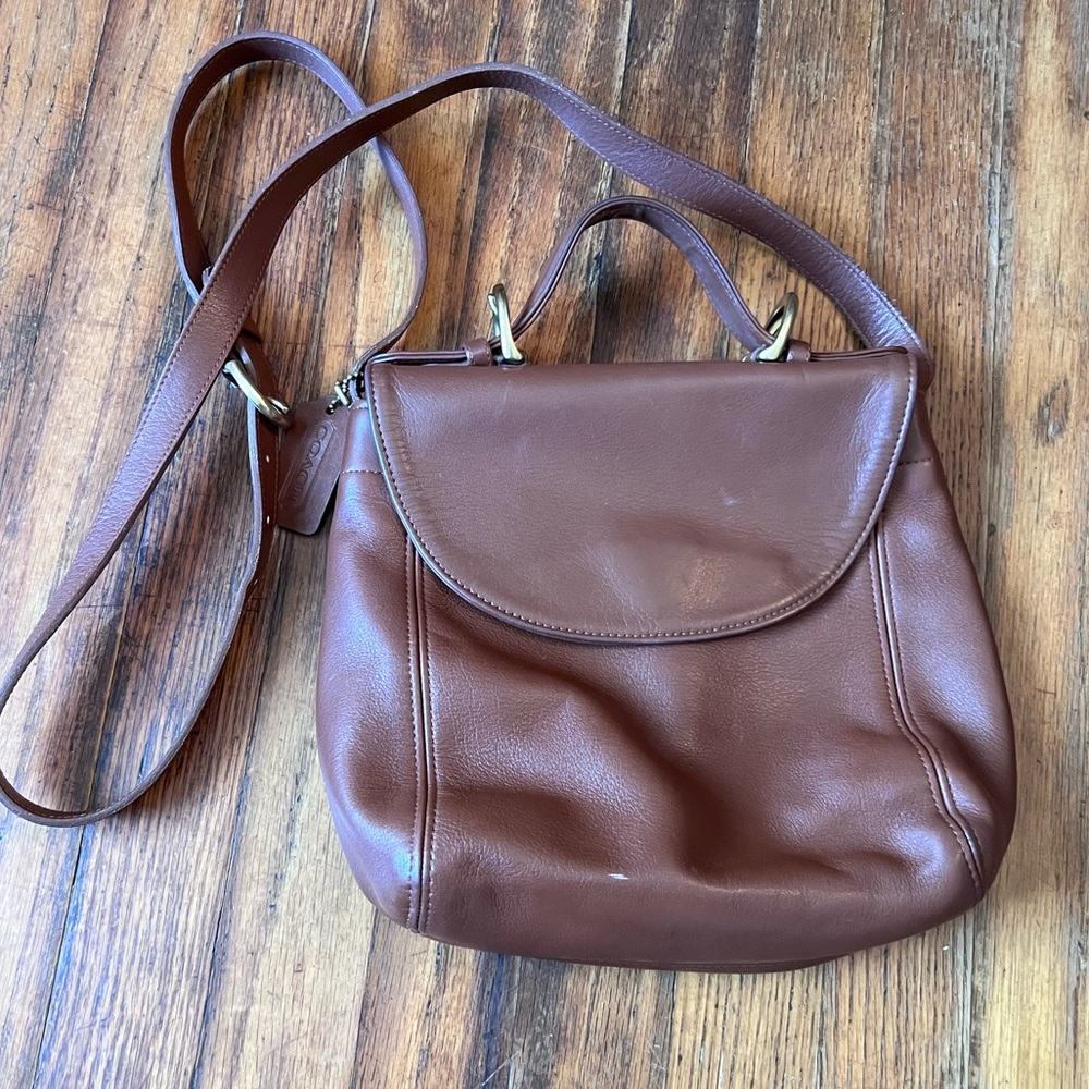 Coach vintage brown leather soho